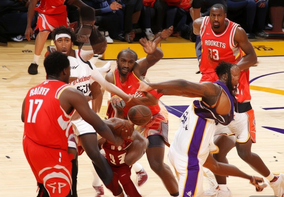 2018火箭VS湖人：巅峰对决战术解析与亮点回顾(图3)