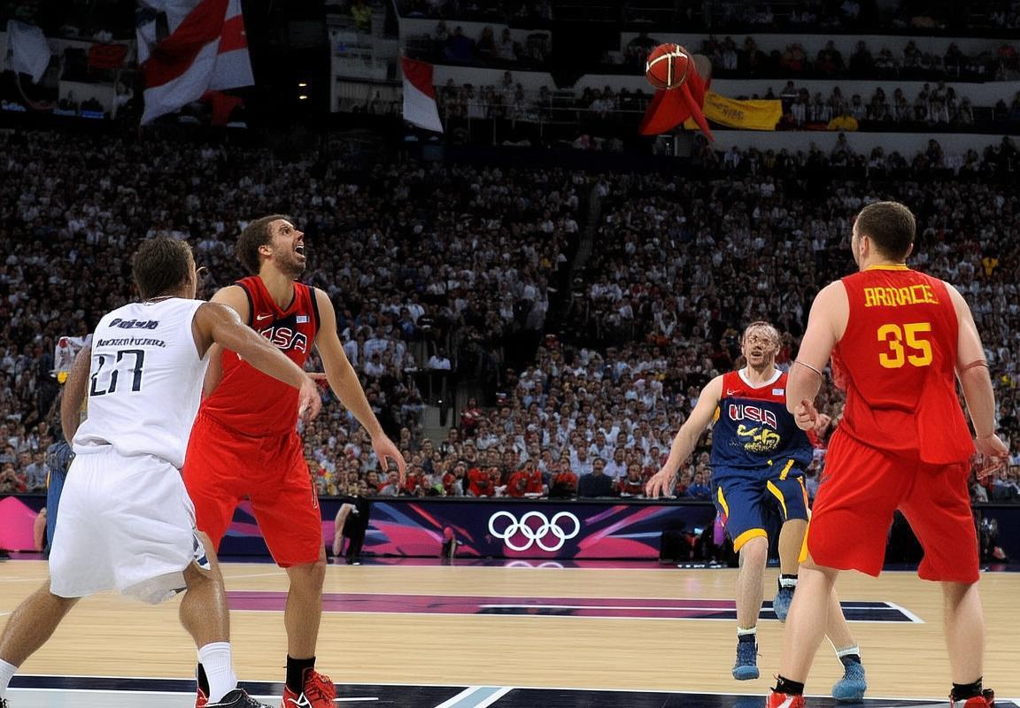 2012伦敦奥运男篮巅峰对决：梦之队VS斗牛士军团激情碰撞